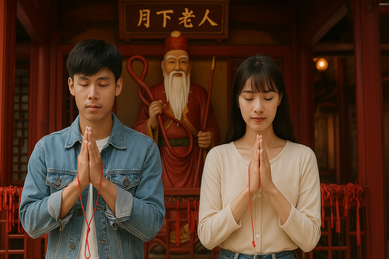 月老祈福與悠閒下午茶