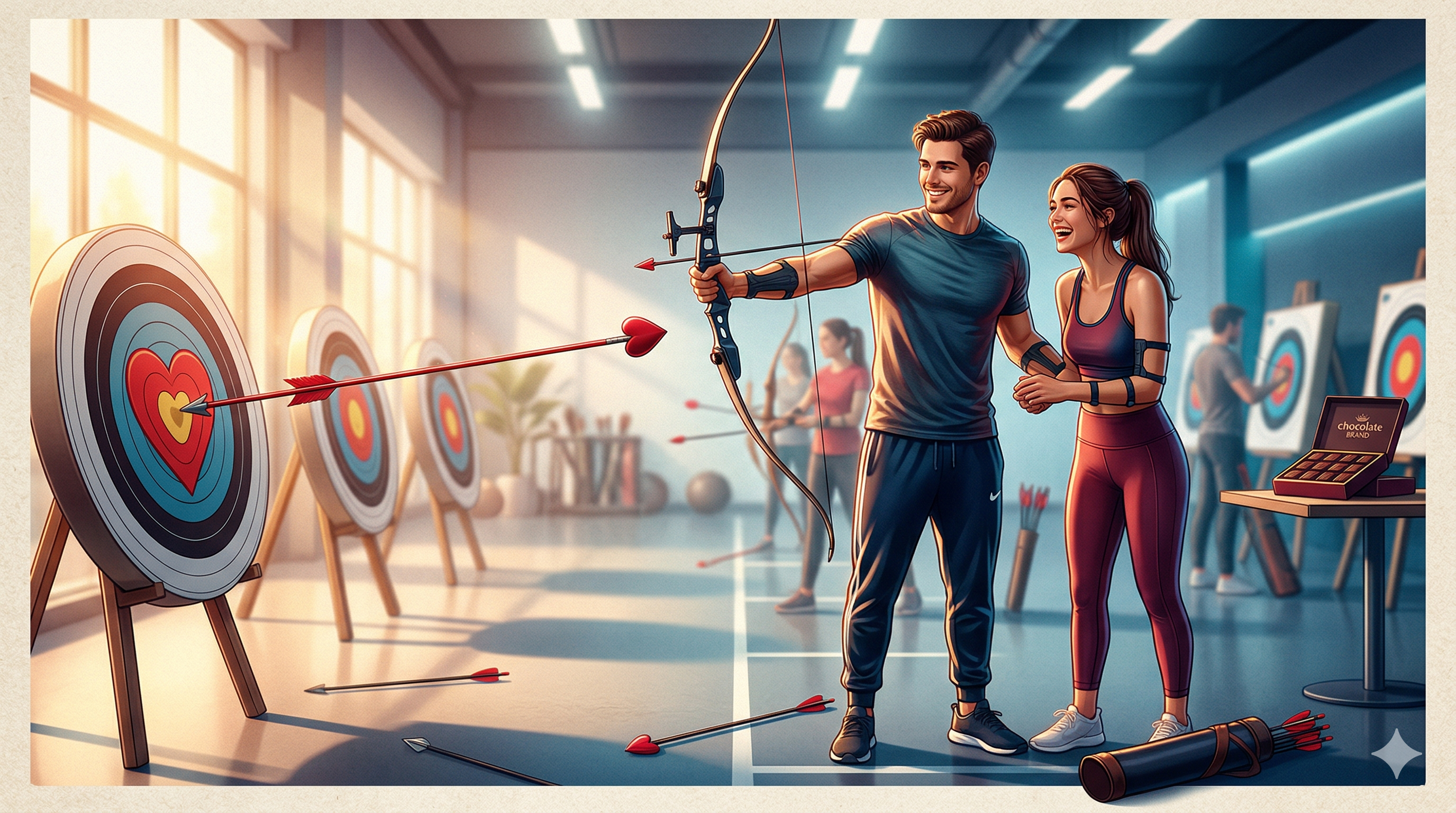 精準社交：室內射箭對決，射中你的理想型