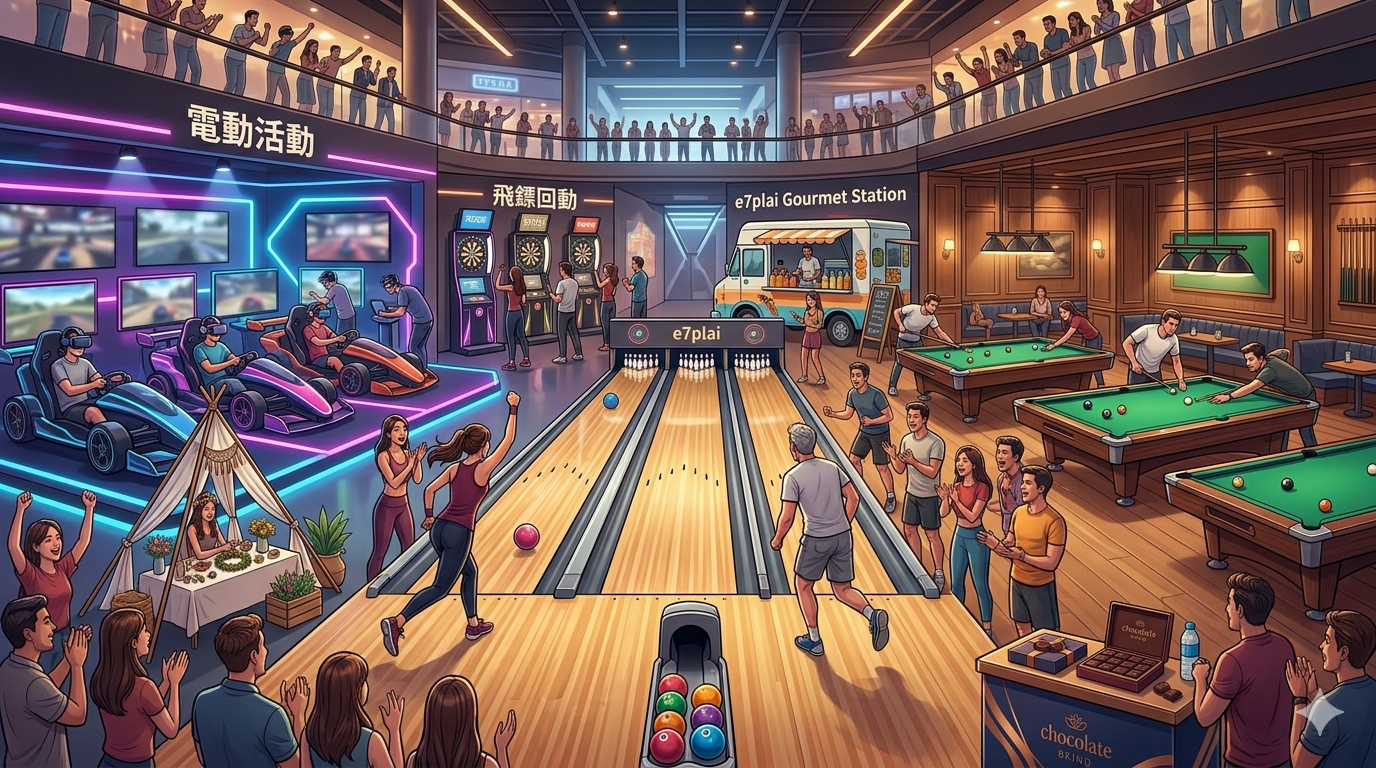 全場玩瘋、高效開聊：E7PLAY 跨界運動社交派對」